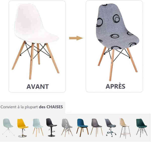 Housse de Chaise <br/> Scandinave - Eyes
