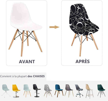 Housse de Chaise Scandinave - Élégance Moderne & Protection Optimale