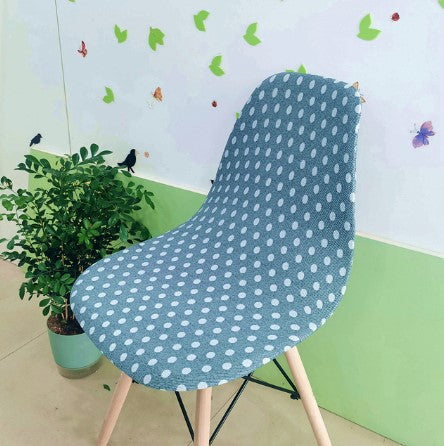 Housse chaise Scandinave <br> à Pois