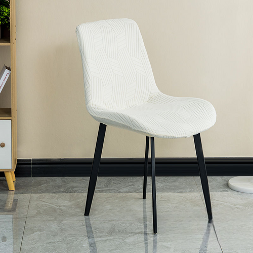 Housse chaise Scandinave <br> Contemporaine Blanc