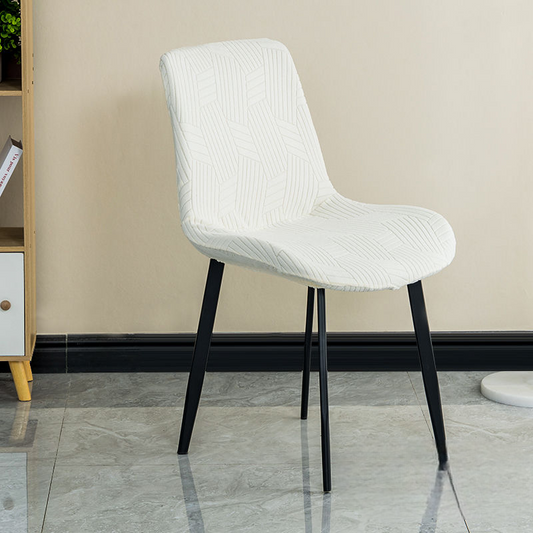 Housse chaise Scandinave <br> Contemporaine Blanc