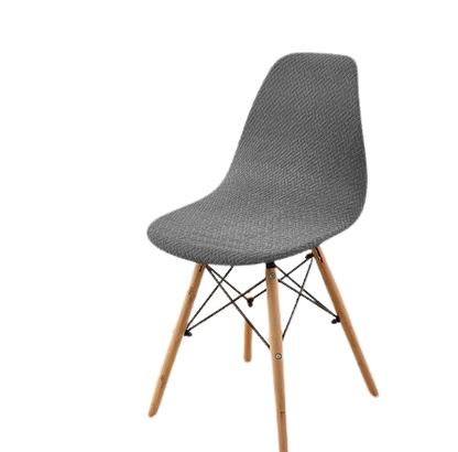 Housse chaise Scandinave <br> Imperméable Gris Foncé