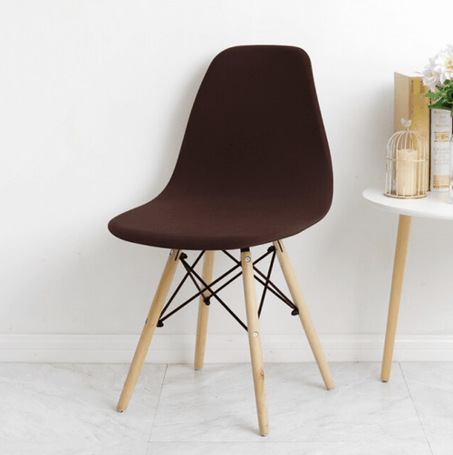 Housse chaise Scandinave <br> Marron