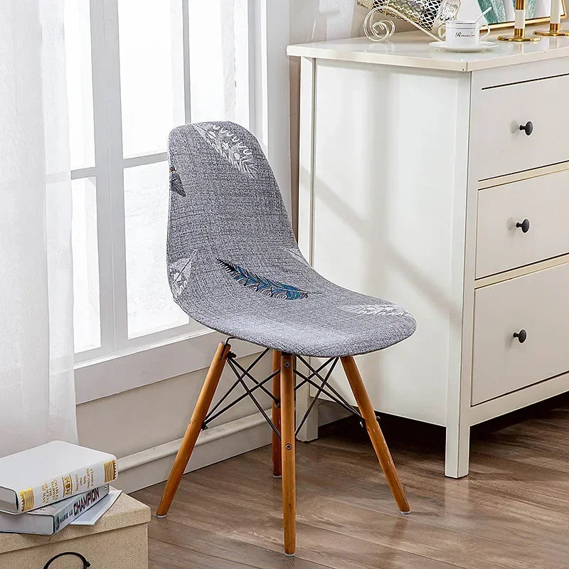 Housse chaise Scandinave <br> Plume