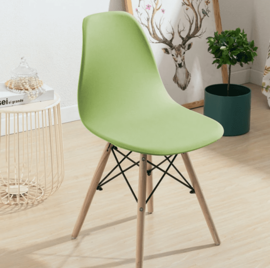 Housse chaise Scandinave <br> Vert