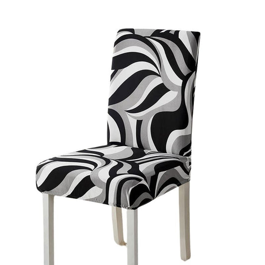 Housse de chaise <br> vagues modernes