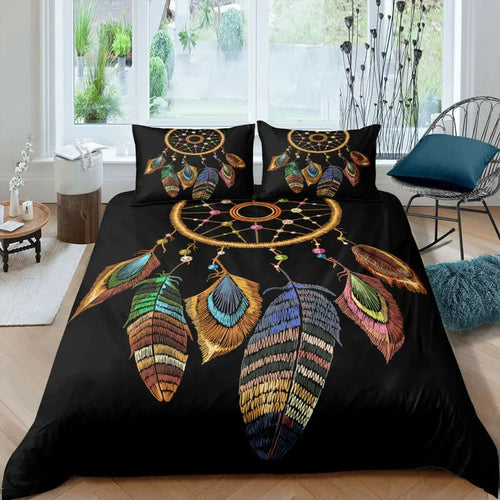Housse de Couette Attrape Rêve<br> Noir