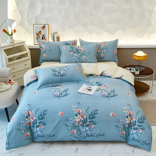 Housse de Couette <br> Bouquet Bleu