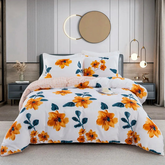 Housse de Couette <br> Fleur d'Ocre