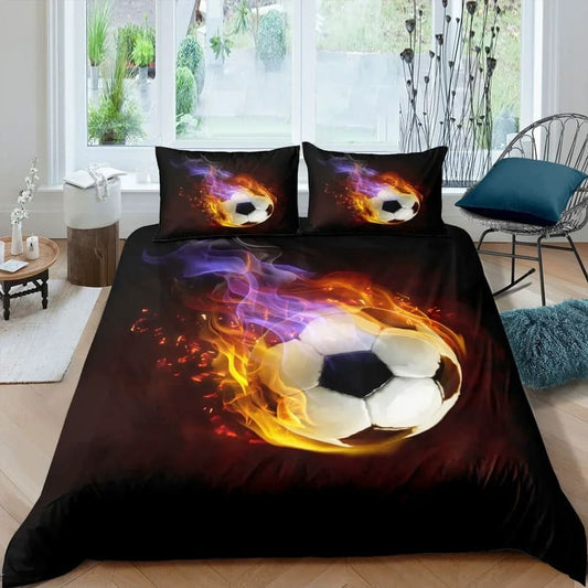 Housse de Couette <br> Foot Noire