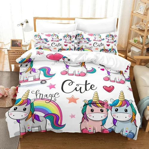 Housse de Couette <br> Licorne