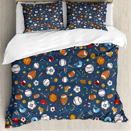 Housse de Couette <br> Sport Bleue