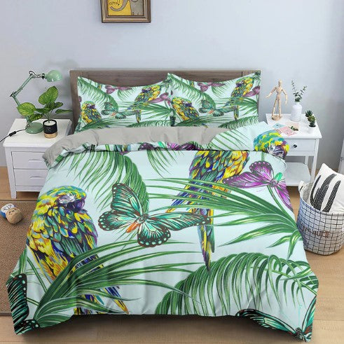Housse de Couette Tropicale <br> Papillon