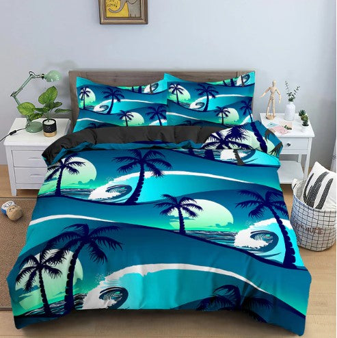 Housse de Couette Tropicale <br> Plage
