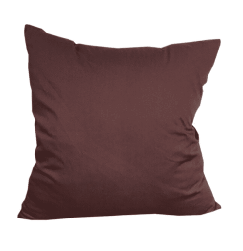 Housse de coussin 40x40 <br> Chocolat