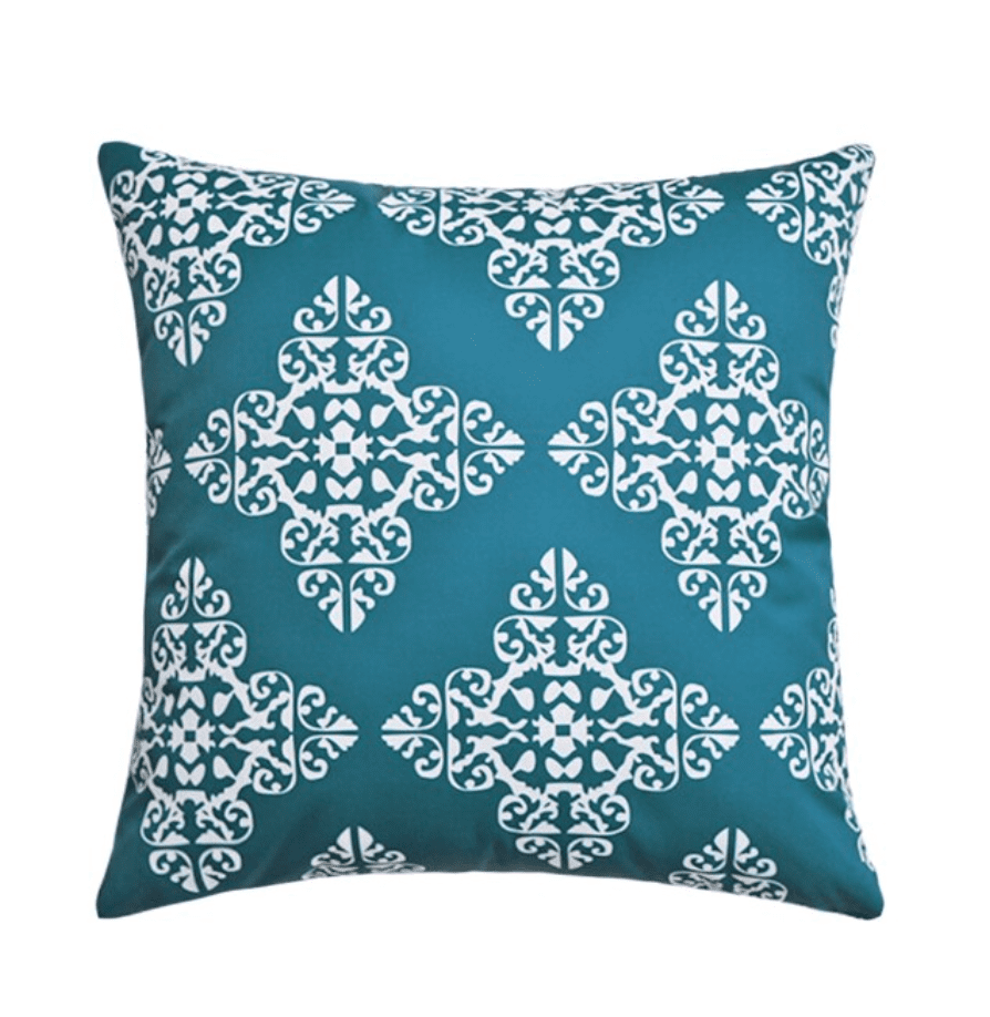 Housse de coussin 40x40 <br> Extérieur Bleu