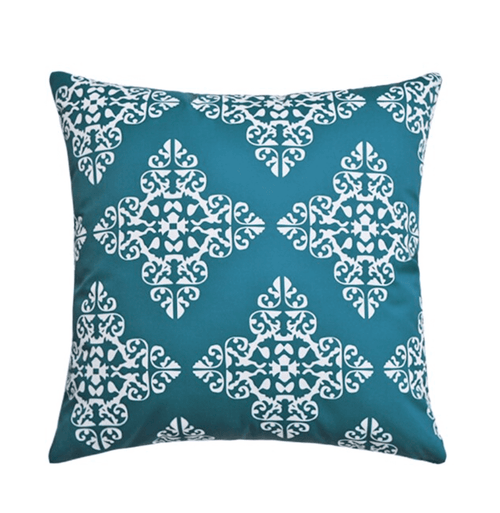 Housse de coussin 40x40 <br> Extérieur Bleu