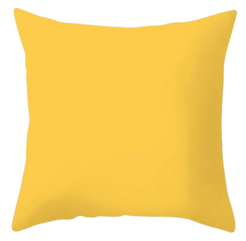 Housse de coussin 40x40 <br> Jaune Moutarde