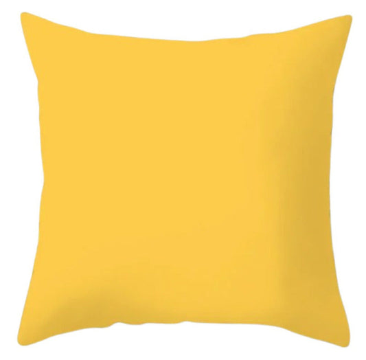 Housse de coussin 40x40 <br> Jaune Moutarde