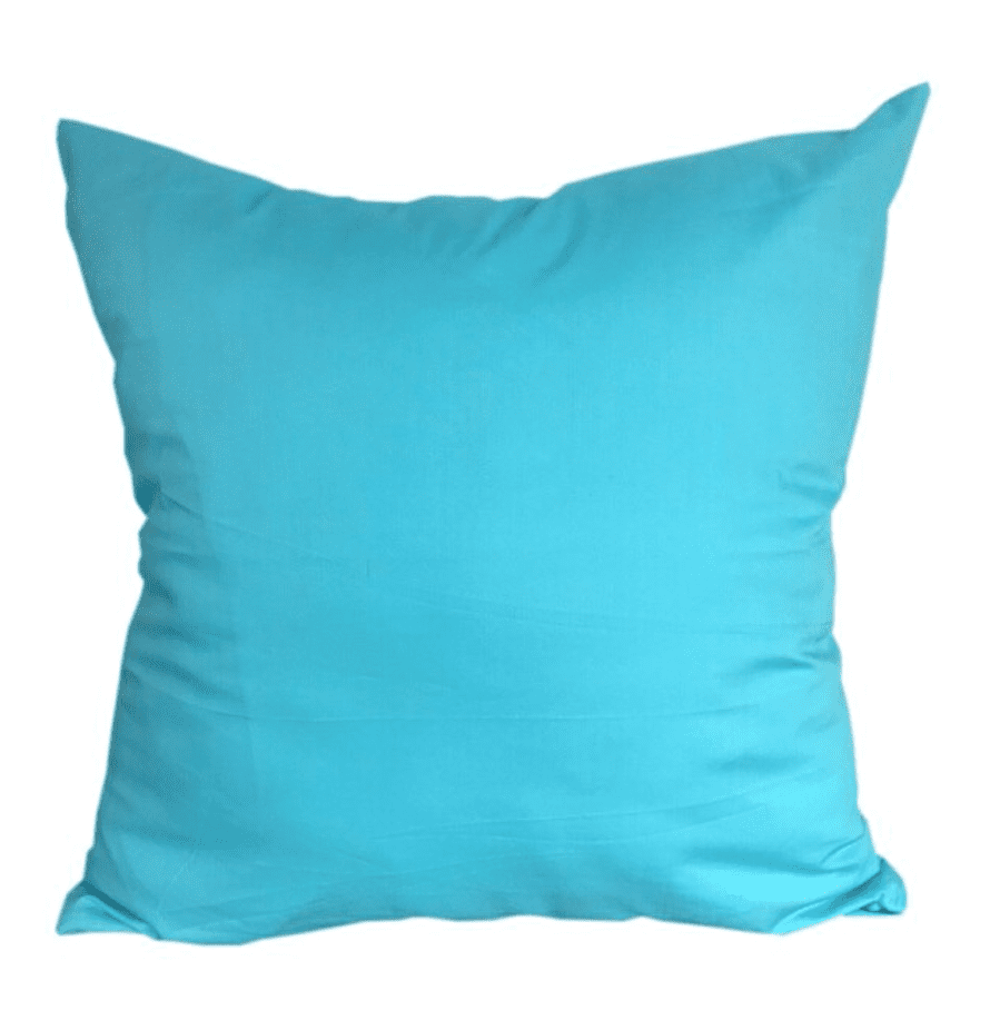 Housse de coussin 40x40 <br> Turquoise