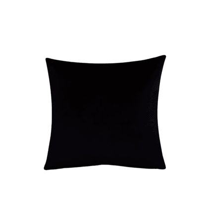 Housse de coussin 40x40 <br> Velours Noir