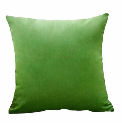 Housse de coussin 40x40 <br> Velours vert