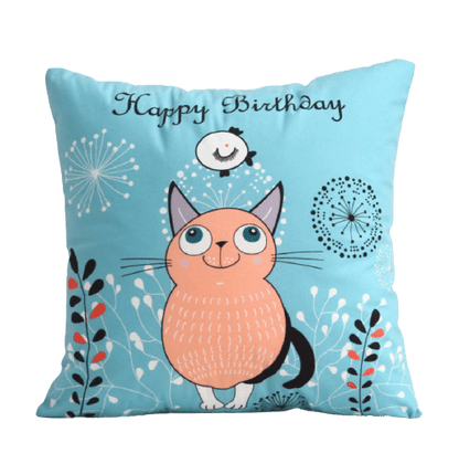 Housse de coussin 45x45 <br> Joyeux Anniversaire