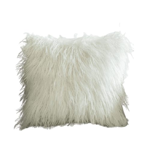 Housse de coussin 45x45 <br> Polaire Blanc