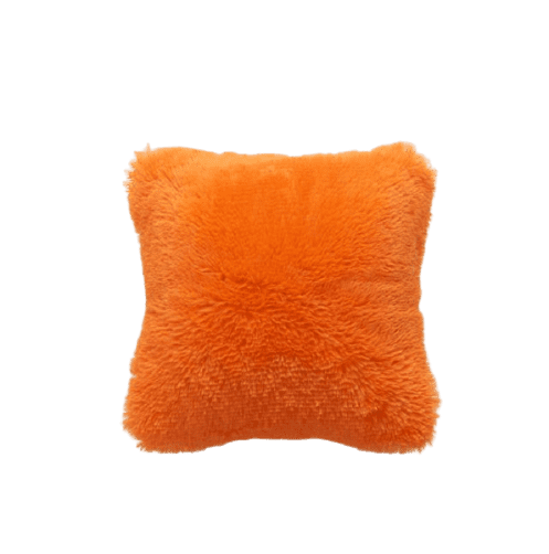 Housse de coussin 45x45 <br> Polaire Orange