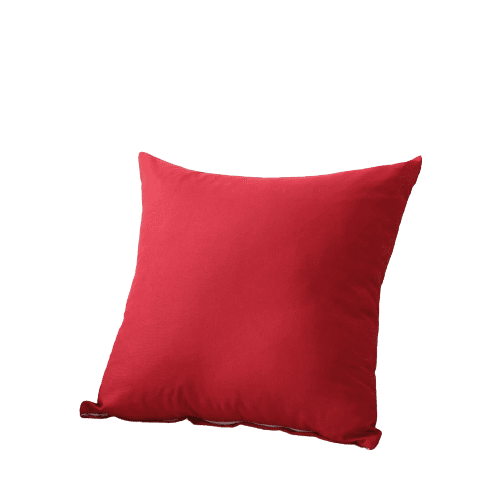 Housse de coussin 45x45 <br> Rouge