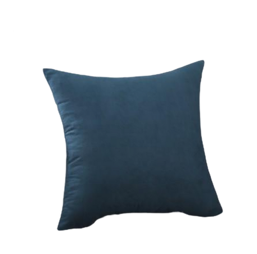 Housse de coussin 60x60 <br> Velours Bleu Marine