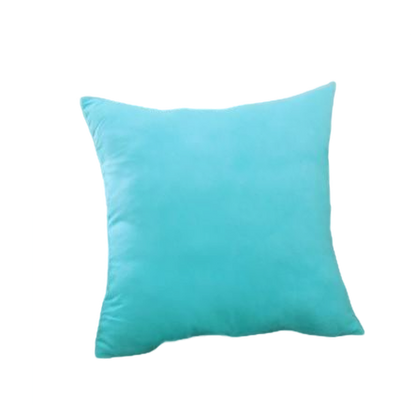 Housse de coussin 60x60 <br> Bleu Turquoise