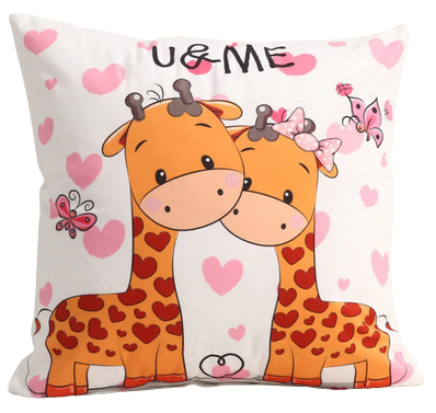 Housse de coussin 60x60 <br> Lit