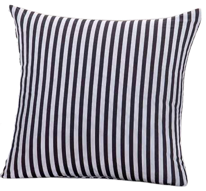 Housse de coussin 60x60 <br> Noir et Blanc