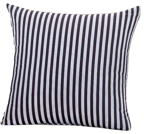 Housse de coussin 60x60 <br> Noir et Blanc