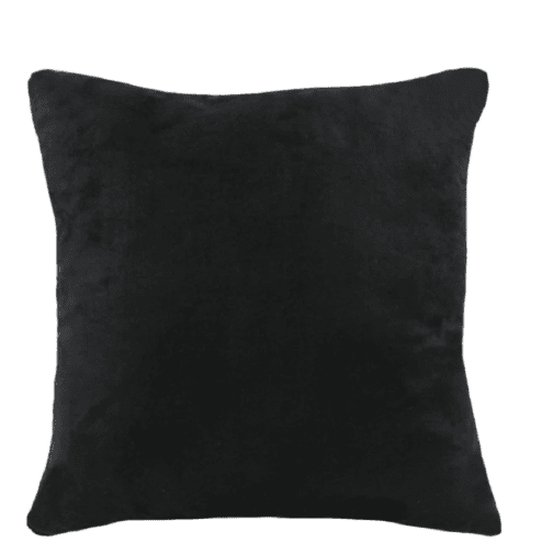 Housse de coussin 60x60 <br> Noir