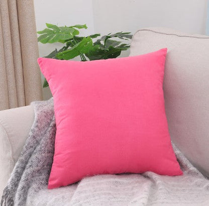 Housse de coussin 60x60 <br> Rose