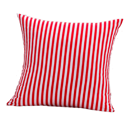 Housse de coussin 60x60 <br> Rouge et Blanc