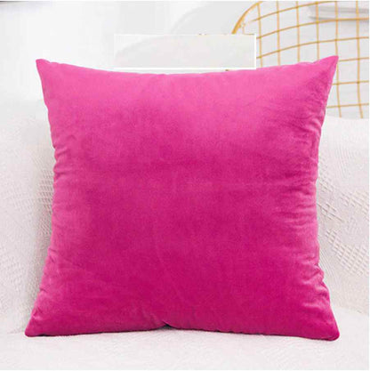 Housse de coussin 60x60 <br> Velours Rose