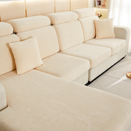 Housse de Coussin Canapé <br> Effet Velours