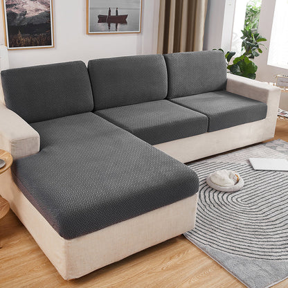 Housse de Coussin Canapé <br> Extensible Gris