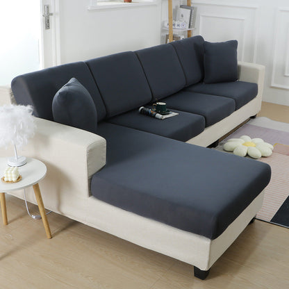 Housse de Coussin Canapé <br> Extensible Grise