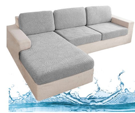 Housse de Coussin Canapé <br> Imperméable Gris Clair