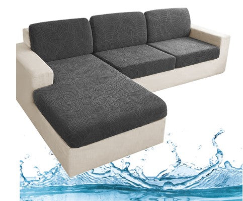 Housse de Coussin Canapé <br> Imperméable Gris