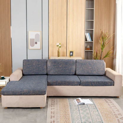 Housse de Coussin Canapé <br> Imprimée Bleu