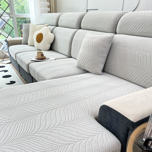 Housse de Coussin Canapé <br> Jacquard Antidérapante
