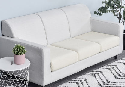 Housse de Coussin Canapé <br> Blanc