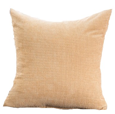 Housse de coussin 60x60 <br> Velours Camel