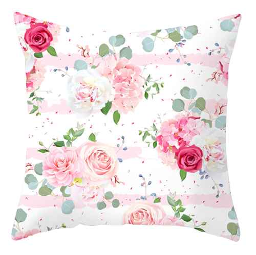 Housse de coussin <br> Fleur
