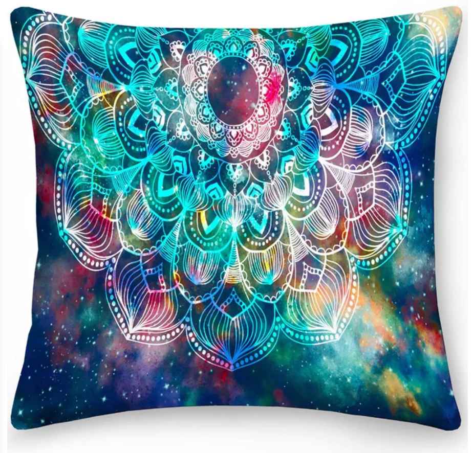 Housse de coussin <br> Multicolore